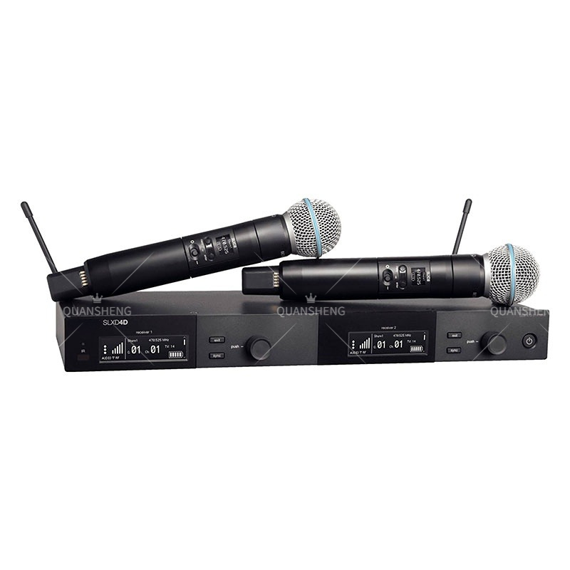 SLXD4D SLXD4 SLX24D Uhf Wirele - Uhf Wireless Microphone System Dual Channel ulasan dan harga