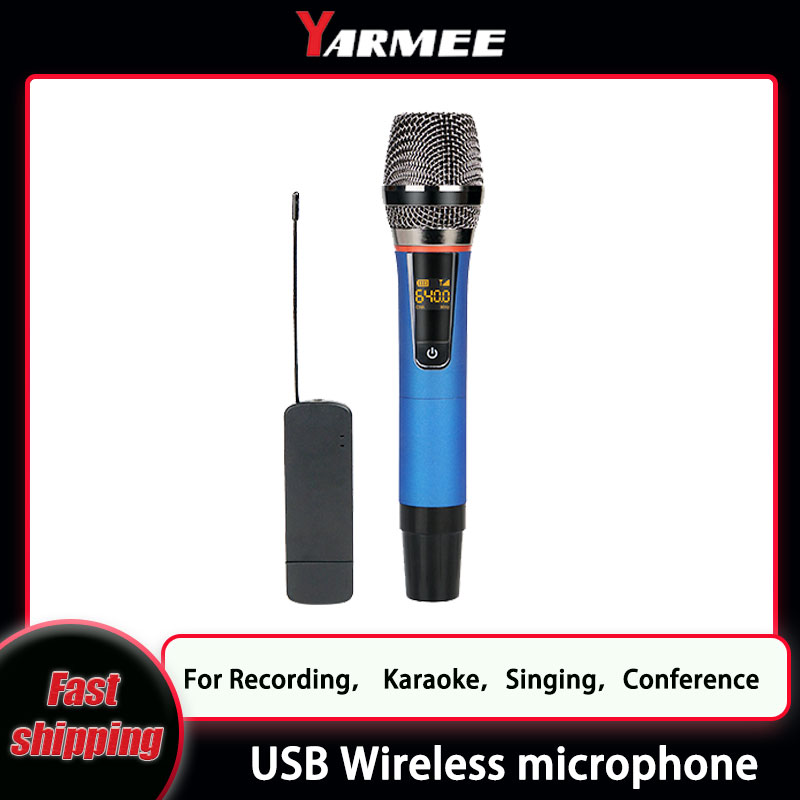 YARMEE Professional USB Wirele - Rechargeable Wireless Mic Lithium Battery ulasan dan harga