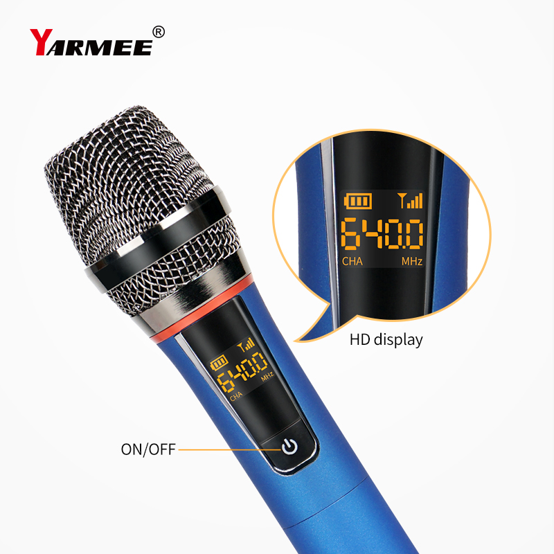 YARMEE Professional USB Wirele - Rechargeable Wireless Mic Lithium Battery ulasan dan harga