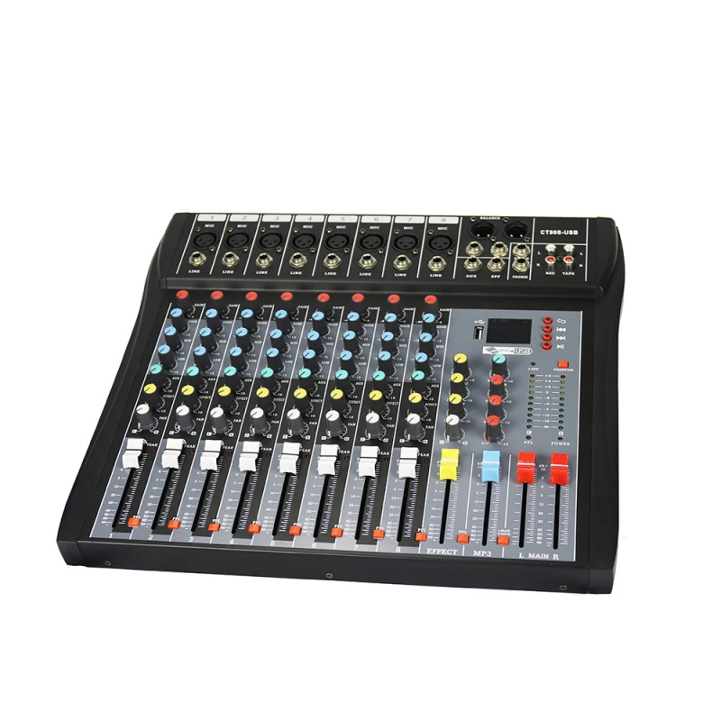 8 Channel Audio Mixer with 99  - Karaoke Amplifier Mixer Bluetooth ulasan dan harga