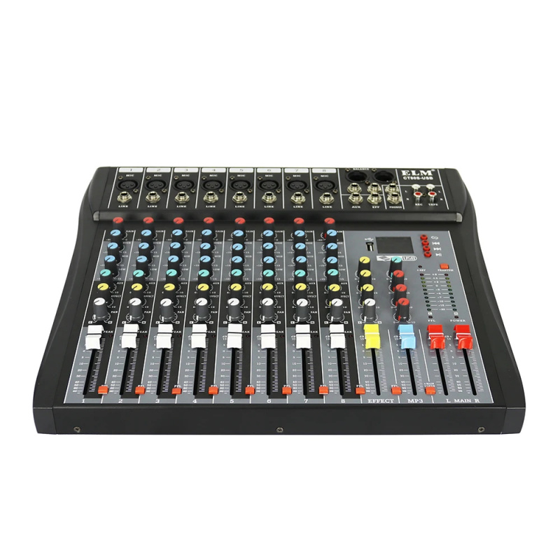 8 Channel Audio Mixer with 99  - Karaoke Amplifier Mixer Bluetooth ulasan dan harga