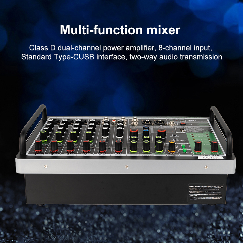 Rechargeable 18000mA Battery 8 - Karaoke Amplifier Mixer Bluetooth ulasan dan harga