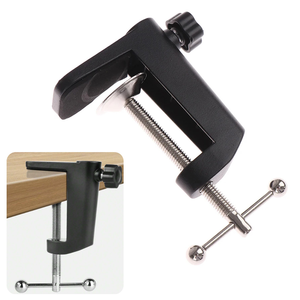C-Shaped Clip Desk Table Mount - Microphone Shock Mount Universal ulasan dan harga