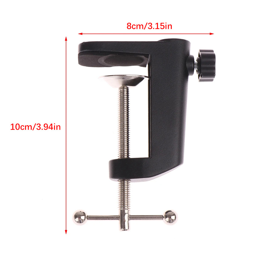 C-Shaped Clip Desk Table Mount - Microphone Shock Mount Universal ulasan dan harga