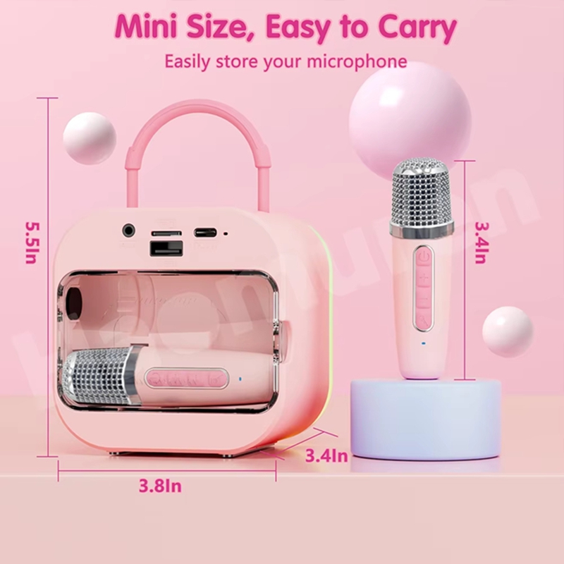 LZQLY Mini Karaoke Machine for - Karaoke Machine Portable With 2 Mic ulasan dan harga