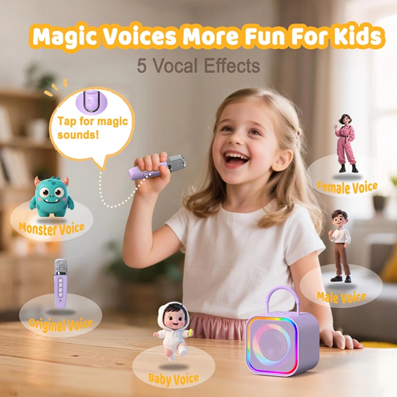 LZQLY Mini Karaoke Machine for - Karaoke Machine Portable With 2 Mic ulasan dan harga