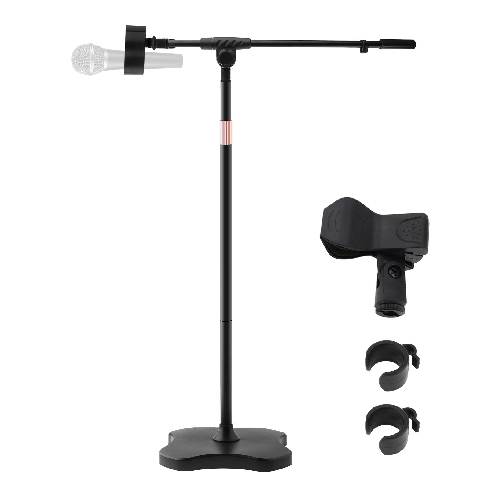 46-72 inch Adjustable Micropho - Microphone Stand Boom Arm Floor ulasan dan harga