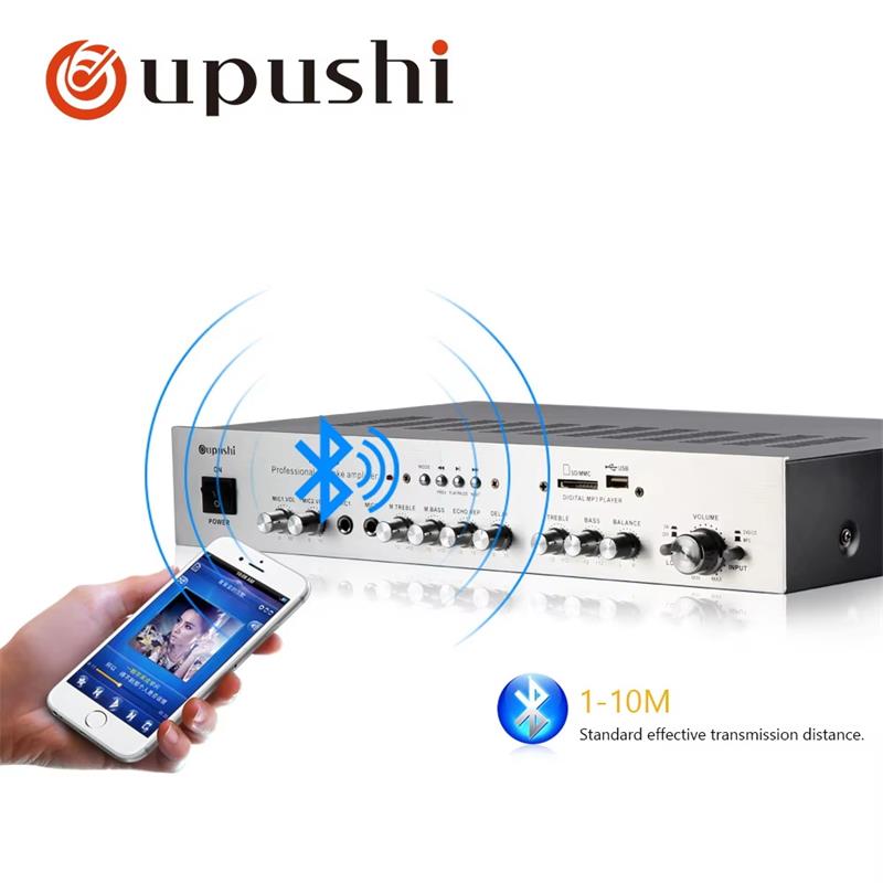 Oupushi 5 channel karaoke ampl - Karaoke Amplifier Mixer Bluetooth ulasan dan harga