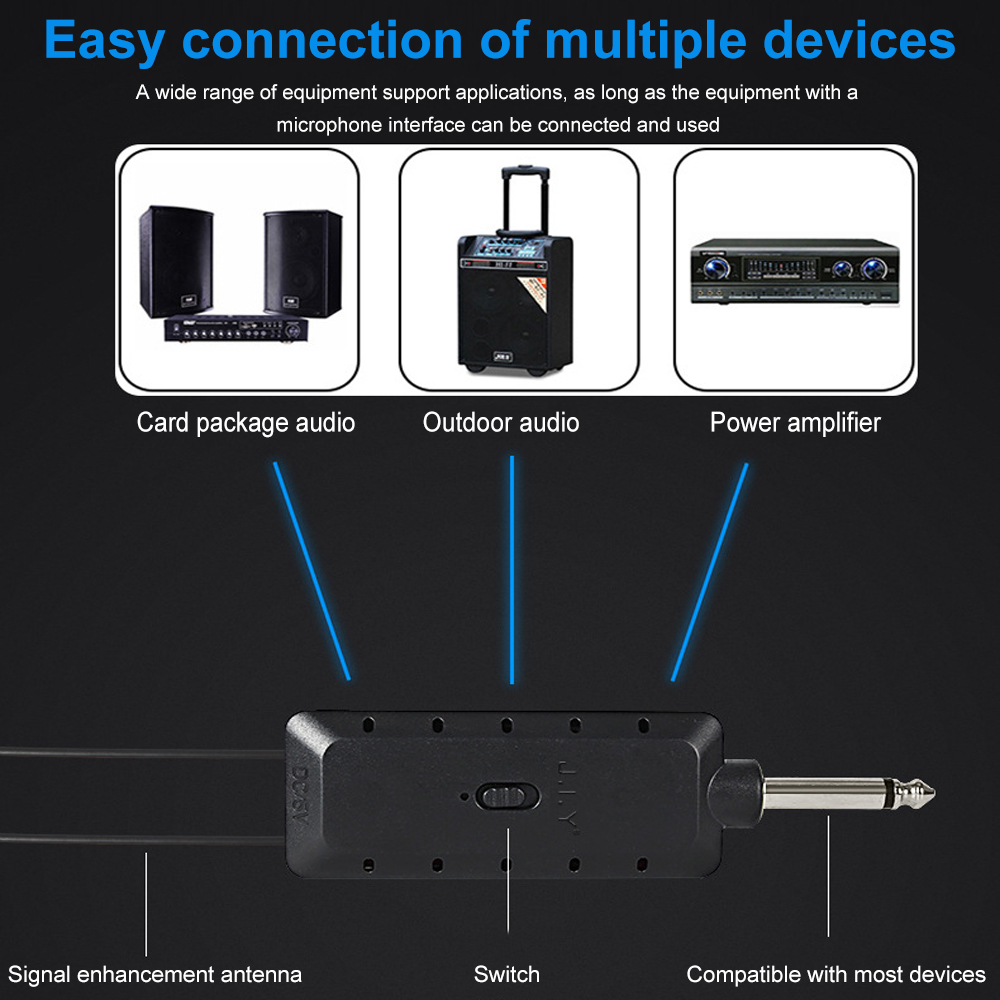 E8 Professional Microphone UHF - Wireless Lavalier Microphone Dual Receiver ulasan dan harga