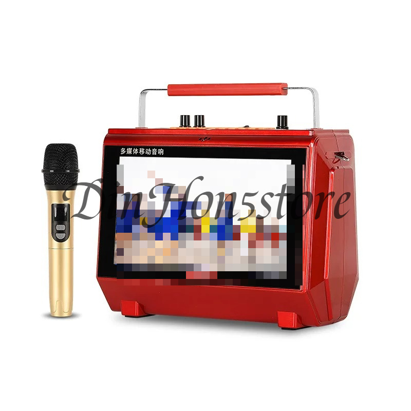 Karaoke Machine with Lyrics Di - Karaoke Machine Portable With 2 Mic ulasan dan harga