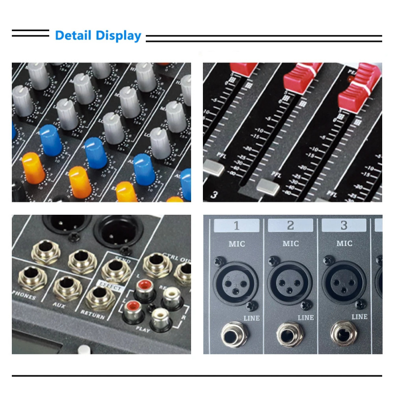 8 Channel USB Bluetooth Audio  - Karaoke Amplifier Mixer Bluetooth ulasan dan harga