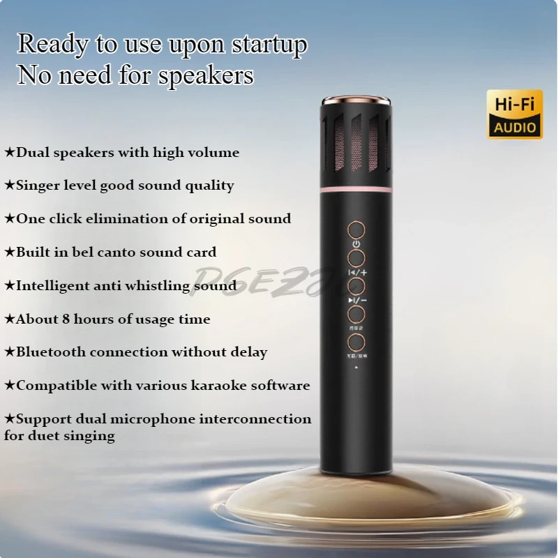 New K20 Bluetooth Speaker Wire - Bluetooth Karaoke Microphone Handheld ulasan dan harga