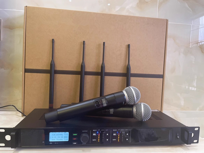 635-668nhz ULXD4D True Diversi - Uhf Wireless Microphone System Dual Channel ulasan dan harga