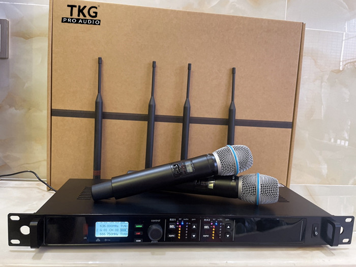 635-668nhz ULXD4D True Diversi - Uhf Wireless Microphone System Dual Channel ulasan dan harga