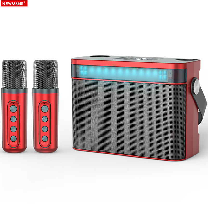 Powerful Bluetooth Speaker Wit - Karaoke Machine Portable With 2 Mic ulasan dan harga