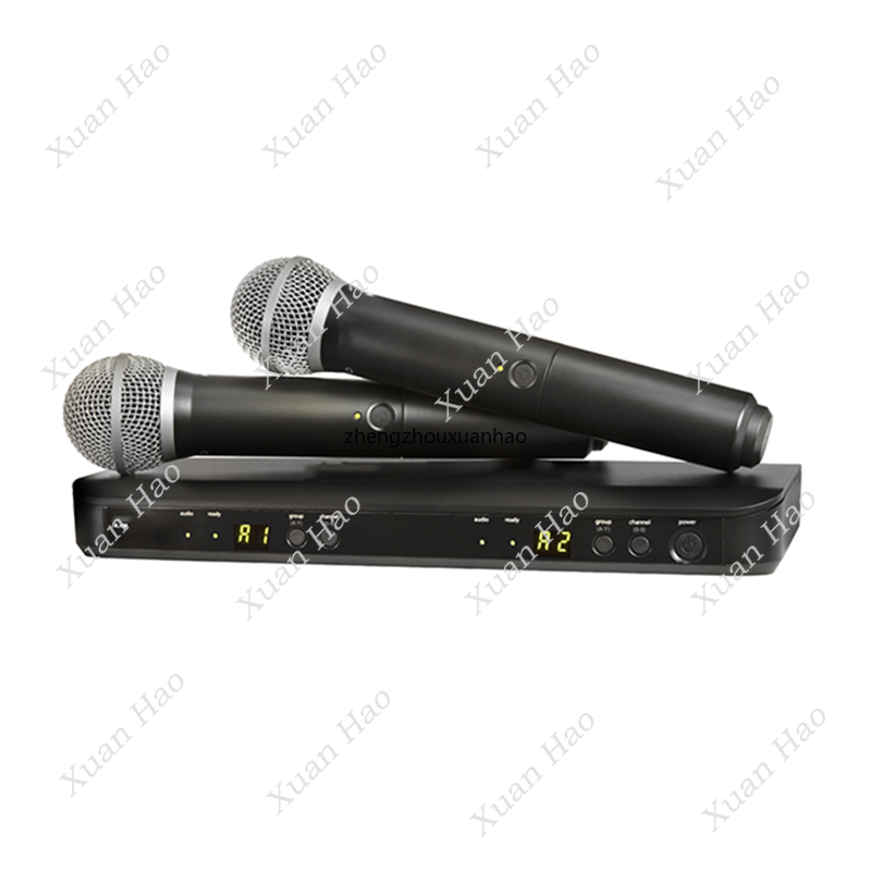 Professional BLX8 UHF Dual Cha - Uhf Wireless Microphone System Dual Channel ulasan dan harga
