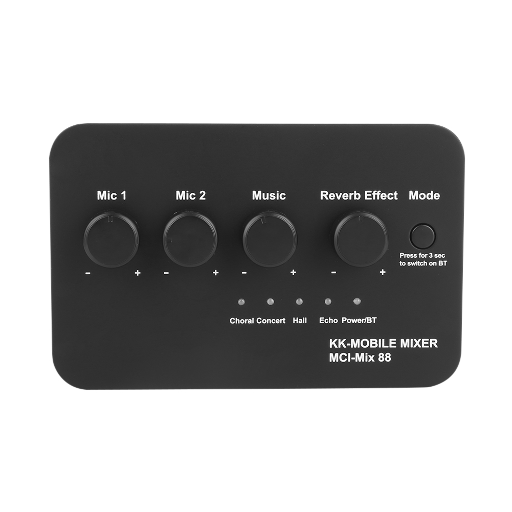 Karaoke Audio Mixer AUX IN/OUT - Karaoke Amplifier Mixer Bluetooth ulasan dan harga