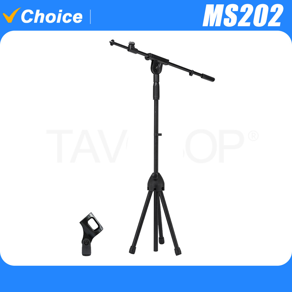 Heavy Floor Microphone Tripod  - Microphone Stand Boom Arm Floor ulasan dan harga