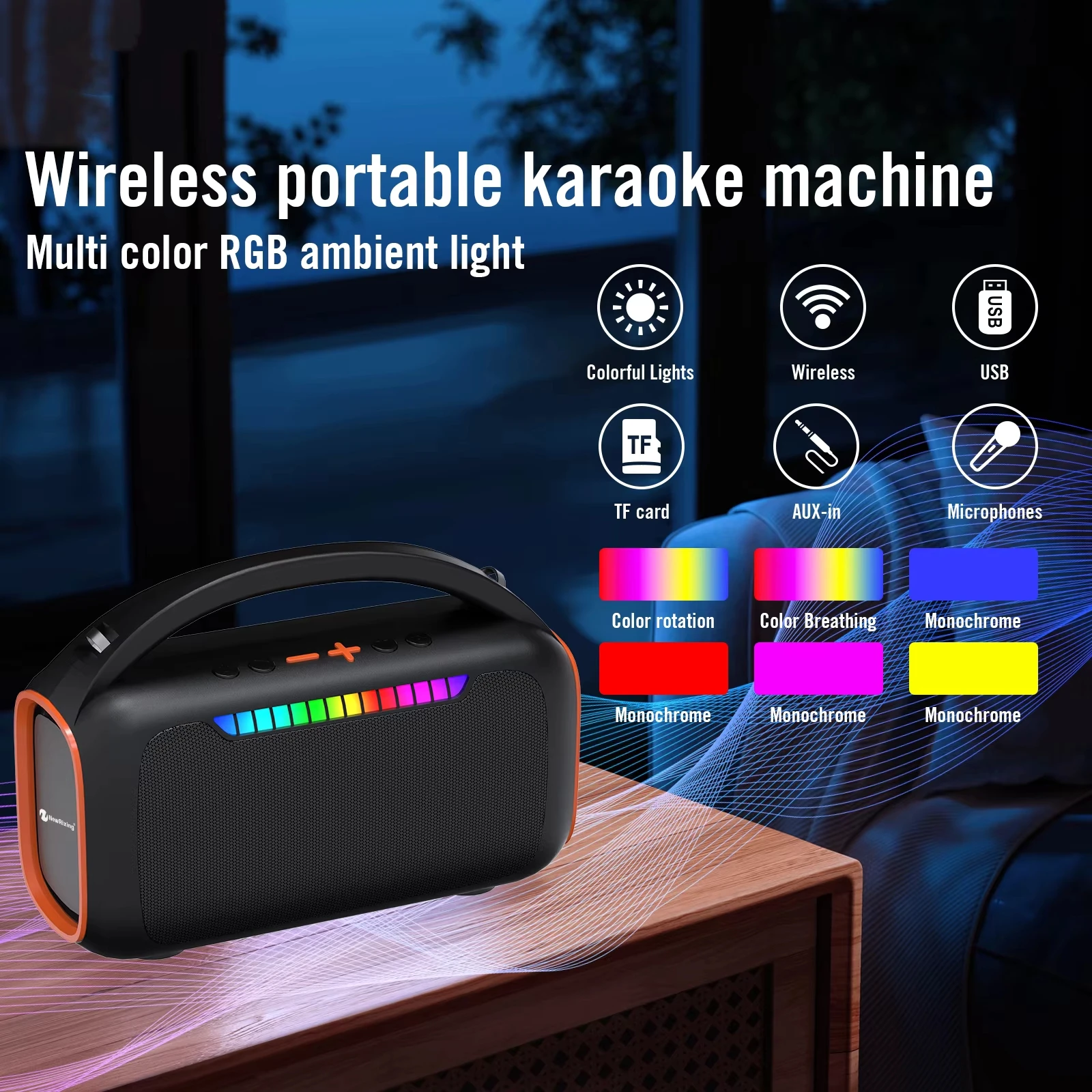 Karaoke Machine Sound with 2 M - Karaoke Machine Portable With 2 Mic ulasan dan harga