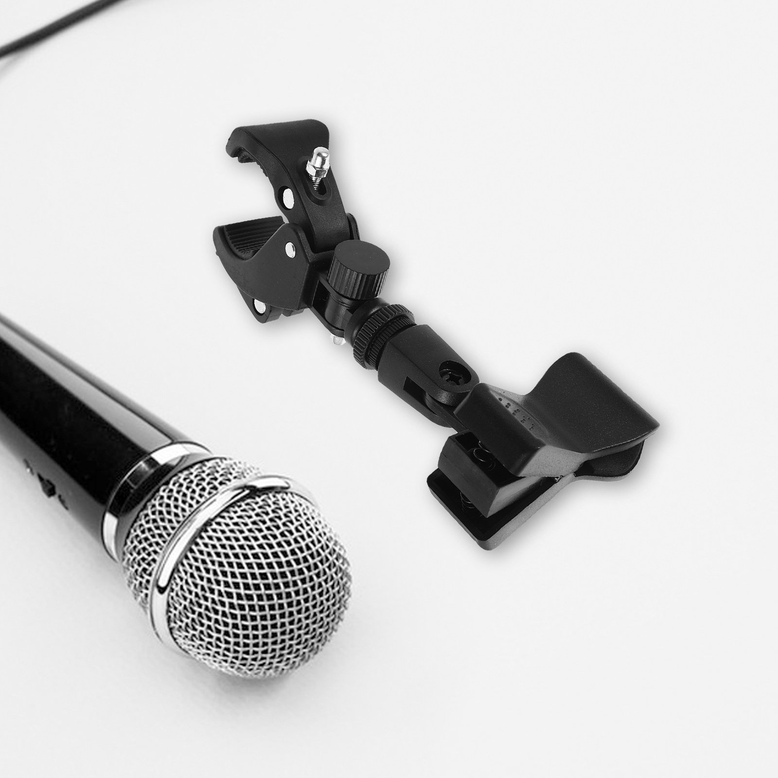 2Pcs Plastic Mic Stand Holder  - Microphone Shock Mount Universal ulasan dan harga