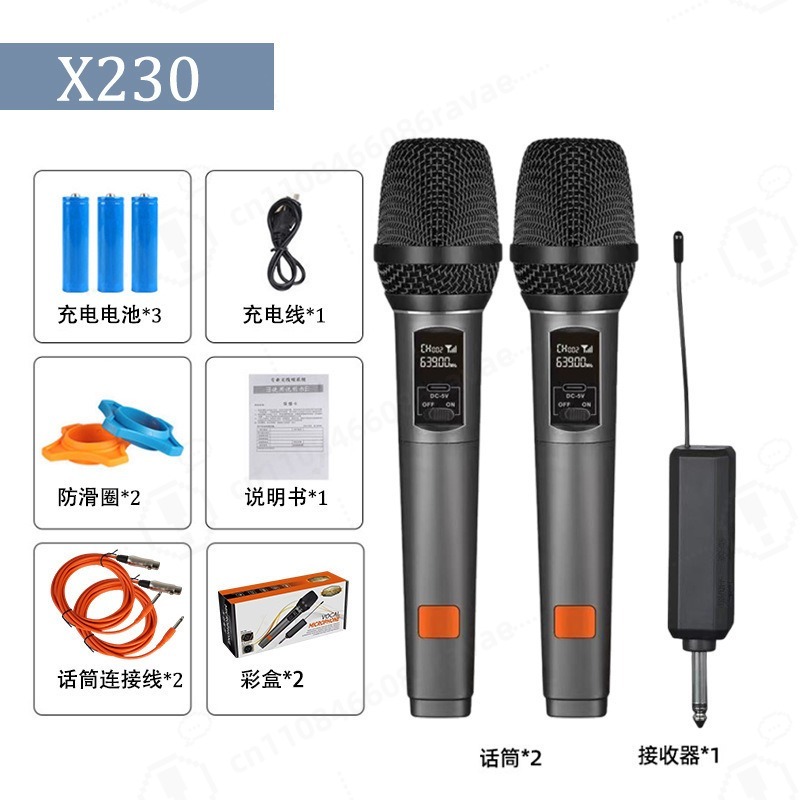 X230 Universal Wireless Microp - Rechargeable Wireless Mic Lithium Battery ulasan dan harga