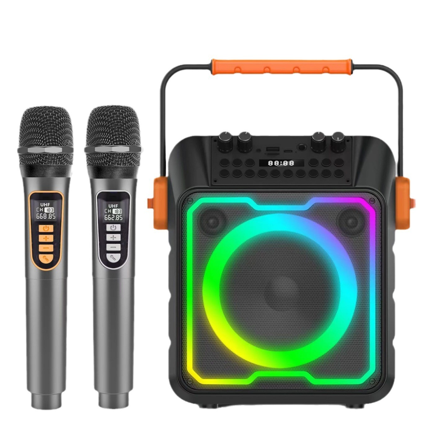Top Sale New AMZ Karaoke Speak - Karaoke Machine Portable With 2 Mic ulasan dan harga
