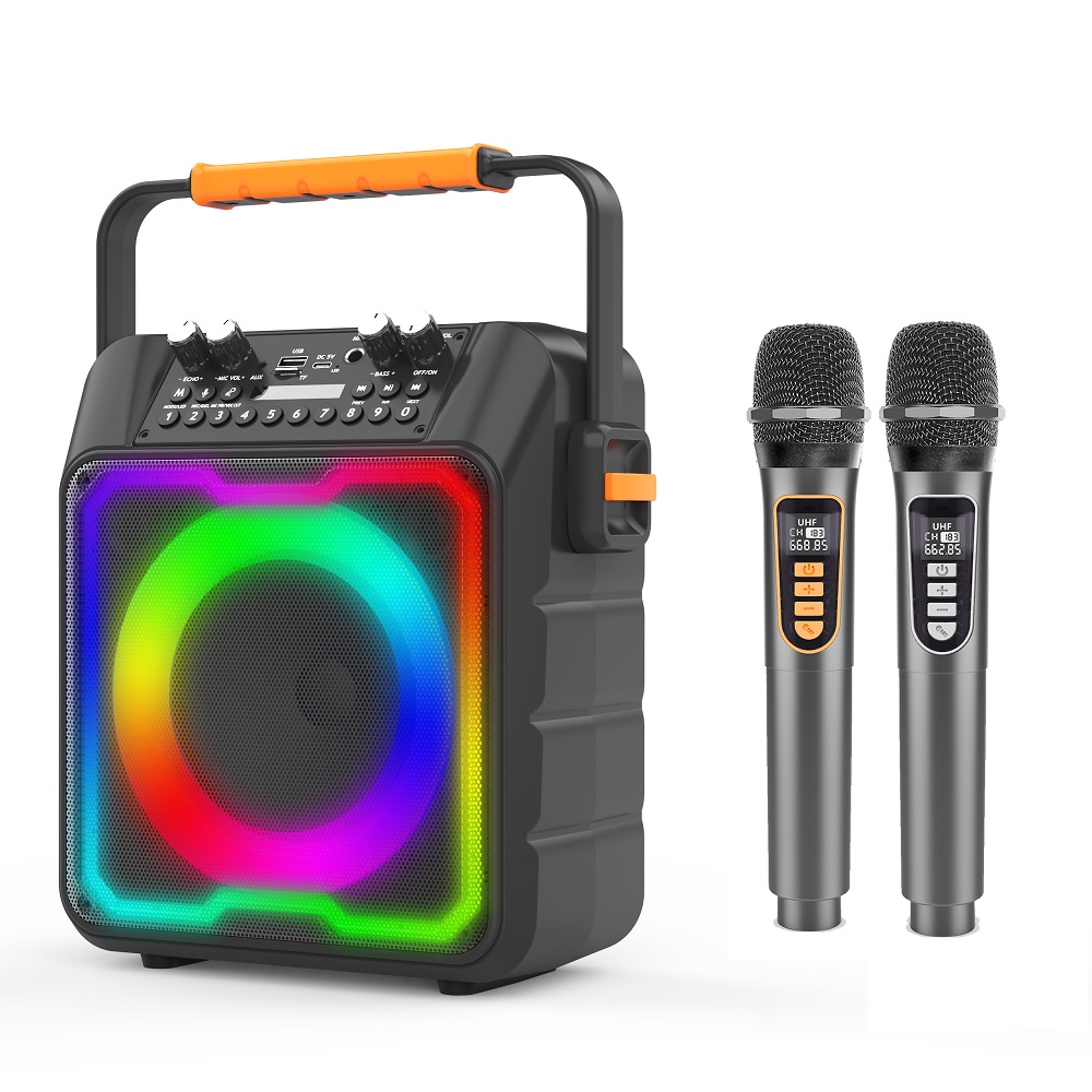 Top Sale New AMZ Karaoke Speak - Karaoke Machine Portable With 2 Mic ulasan dan harga