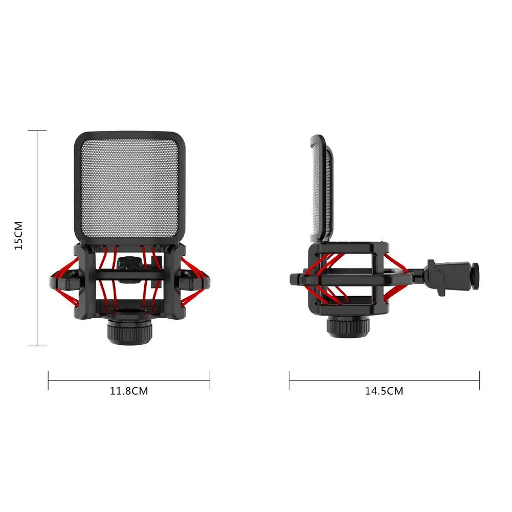 Microphone Shock Mount with Po - Microphone Shock Mount Universal ulasan dan harga
