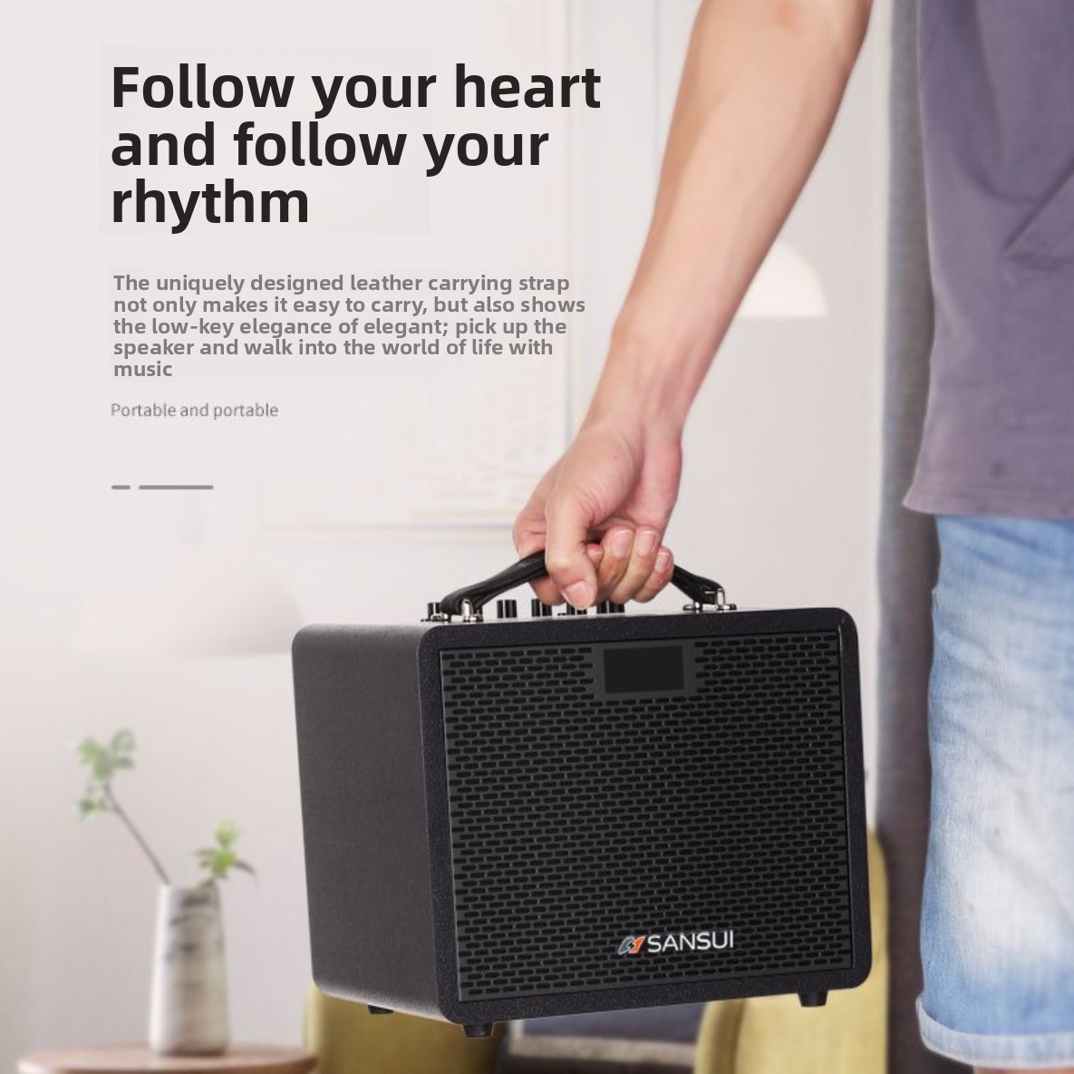 For SANSUI K78 Bluetooth Speak - Pa Sound System Battery Portable Outdoor ulasan dan harga