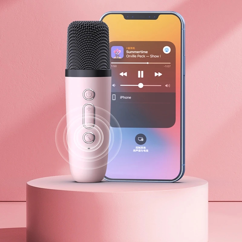 Cute Clearance Sale Mini Wirel - Bluetooth Karaoke Microphone Handheld ulasan dan harga