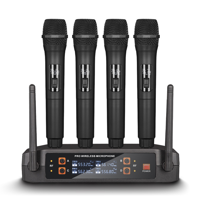 High-quality TXP-U4 4 Channel  - Uhf Wireless Microphone System Dual Channel ulasan dan harga