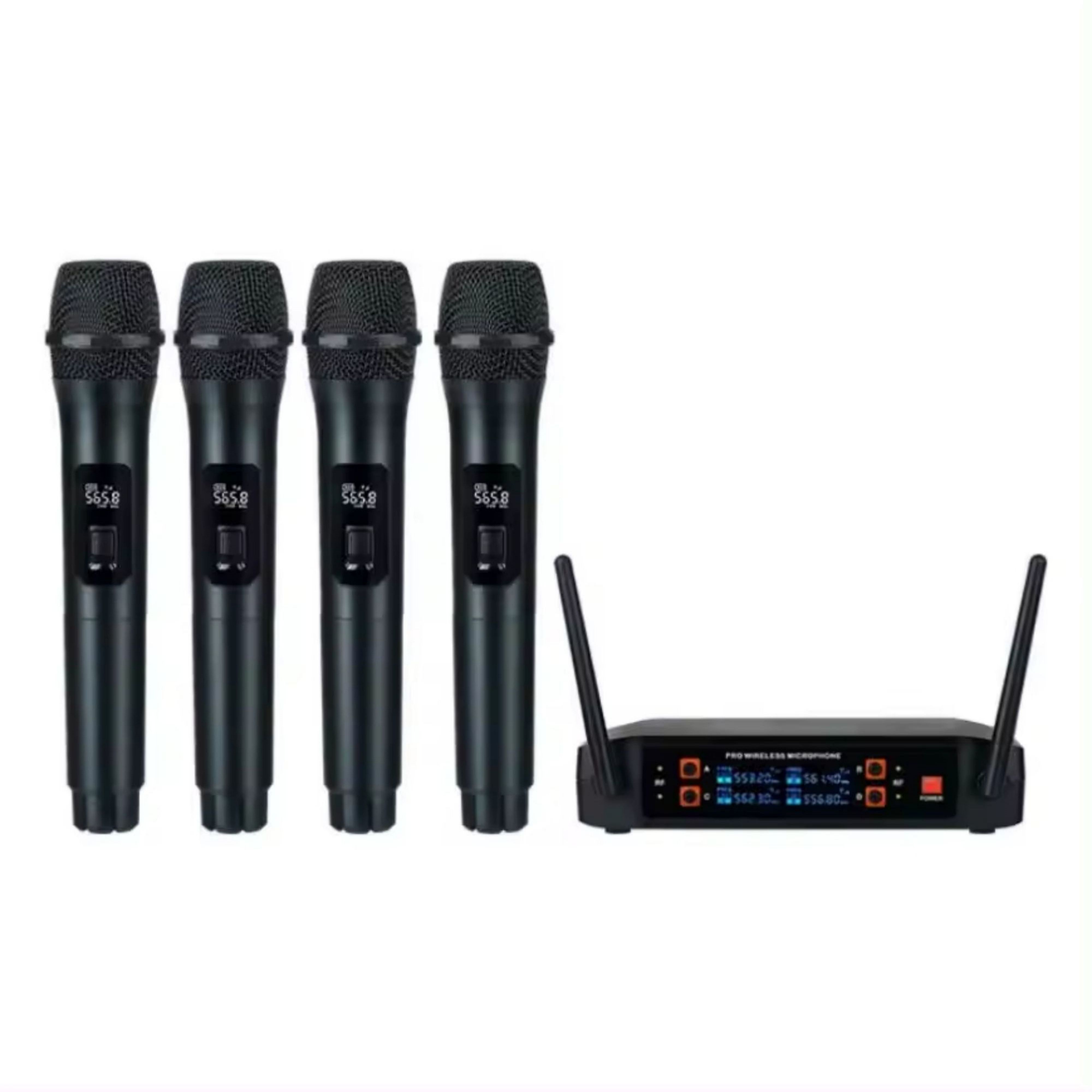 High-quality TXP-U4 4 Channel  - Uhf Wireless Microphone System Dual Channel ulasan dan harga