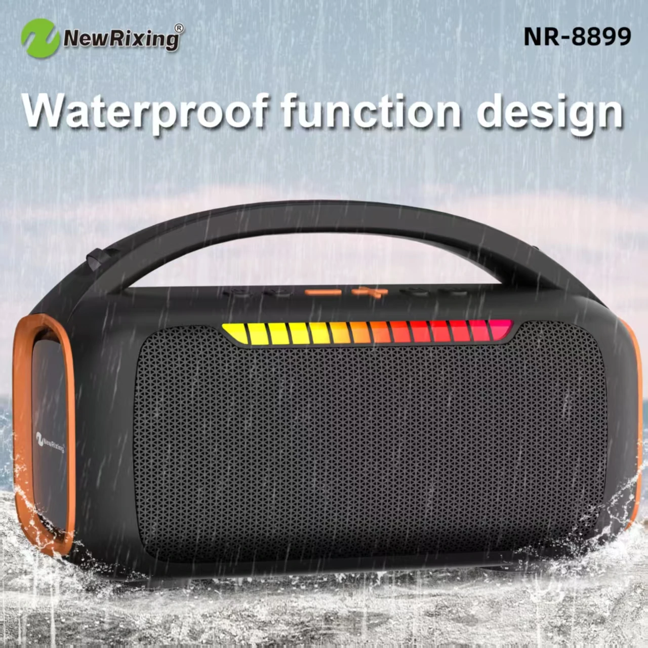 NewRixing 30W Bluetooth Speake - Karaoke Machine Portable With 2 Mic ulasan dan harga