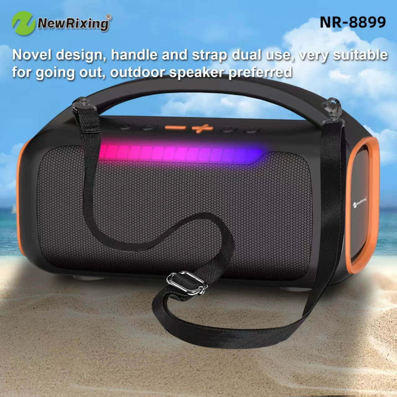 NewRixing 30W Bluetooth Speake - Karaoke Machine Portable With 2 Mic ulasan dan harga