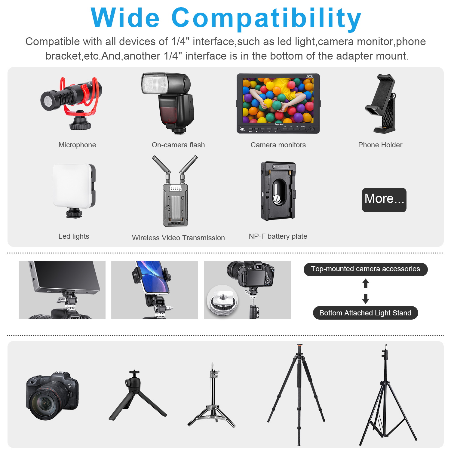 FOMITO Mini Monitor Mount Came - Microphone Shock Mount Universal ulasan dan harga