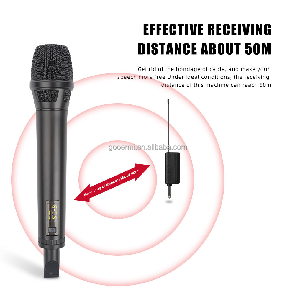 UHF Portable Wireless Micropho - Uhf Wireless Microphone System Dual Channel ulasan dan harga