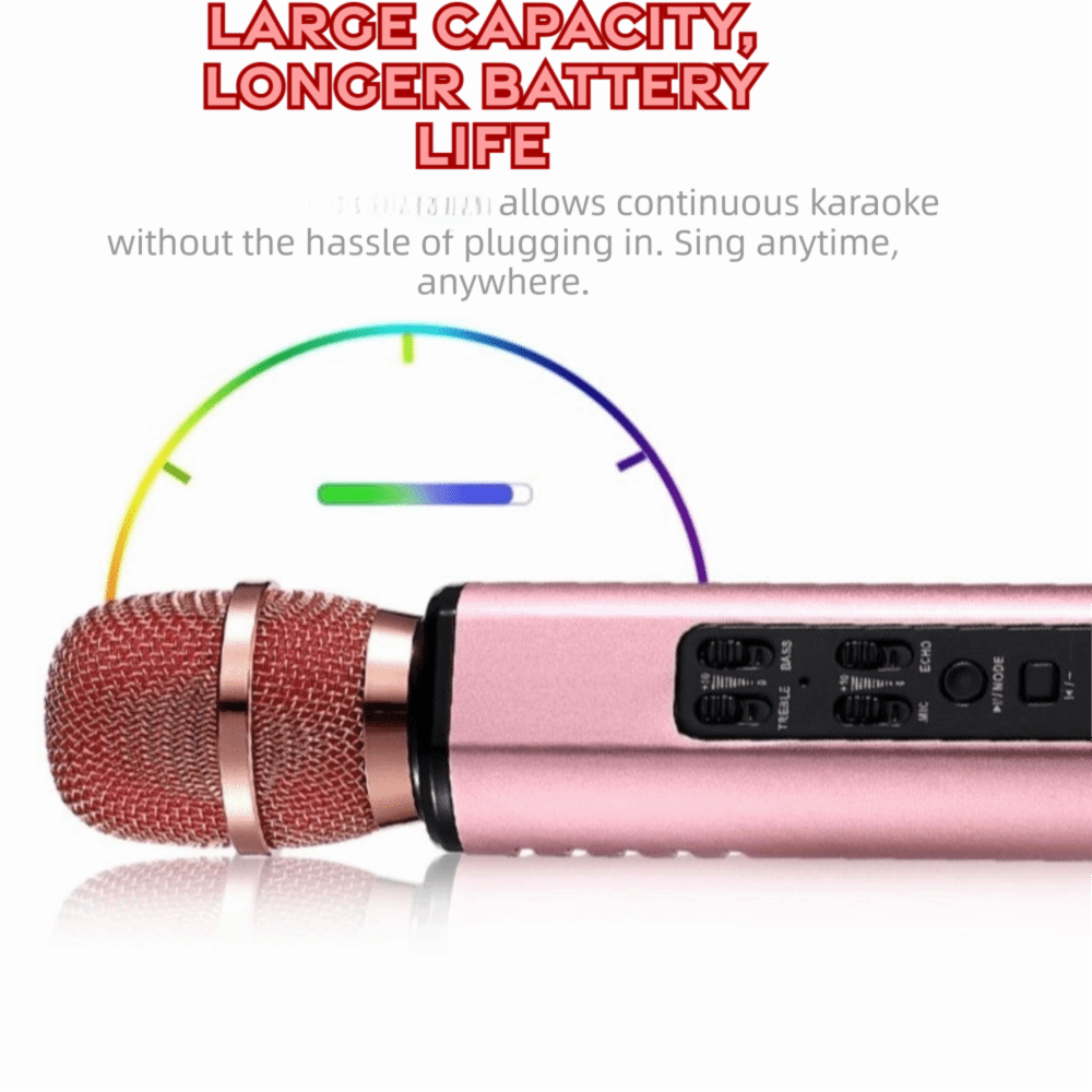Portable Karaoke Microphone Pr - Bluetooth Karaoke Microphone Handheld ulasan dan harga