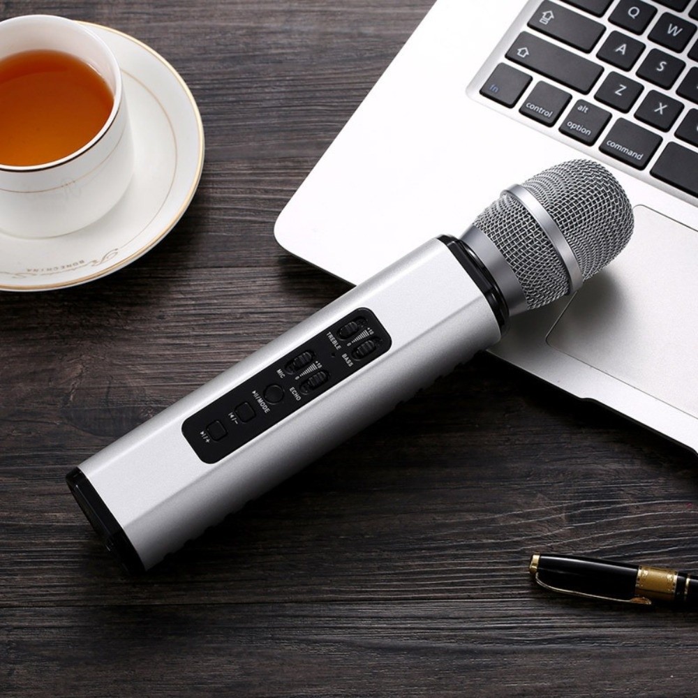 Portable Karaoke Microphone Pr - Bluetooth Karaoke Microphone Handheld ulasan dan harga
