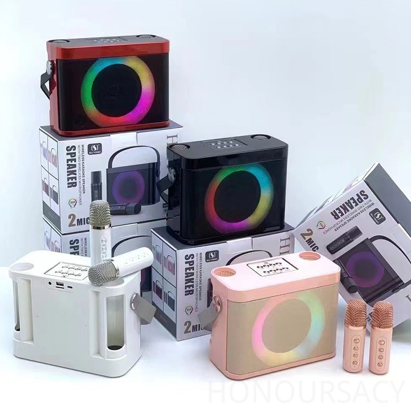 HIFI Stereo Bluetooth Karaoke  - Karaoke Machine Portable With 2 Mic ulasan dan harga