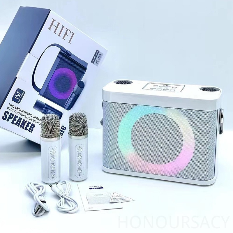 HIFI Stereo Bluetooth Karaoke  - Karaoke Machine Portable With 2 Mic ulasan dan harga