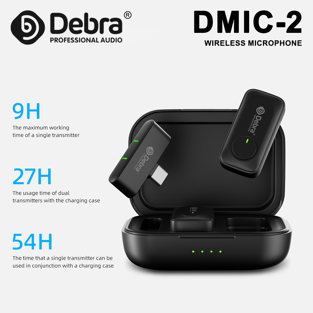 Debra DMIC-2 wireless micropho - Wireless Lavalier Microphone Dual Receiver ulasan dan harga