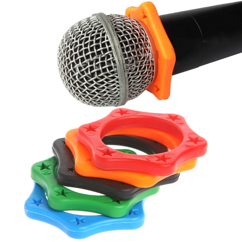 5Pcs Silicone Wireless Handhel - Microphone Shock Mount Universal ulasan dan harga