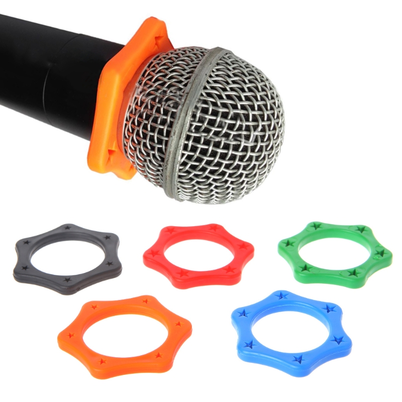 5Pcs Silicone Wireless Handhel - Microphone Shock Mount Universal ulasan dan harga