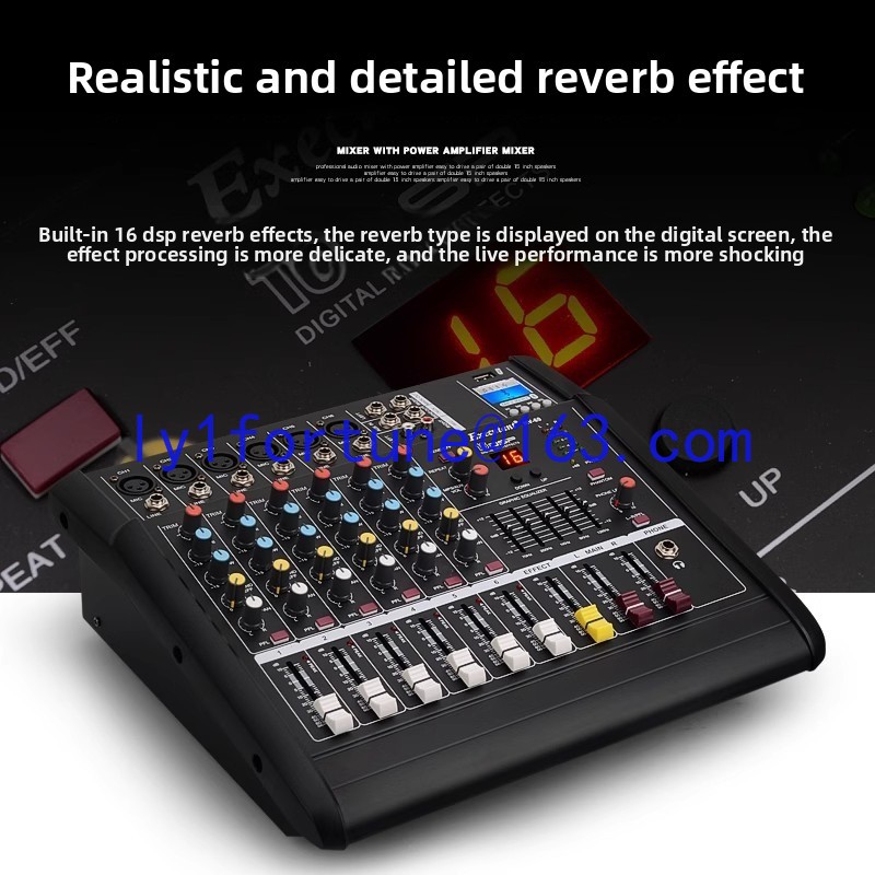 Mixer with power amplifier USB - Karaoke Amplifier Mixer Bluetooth ulasan dan harga